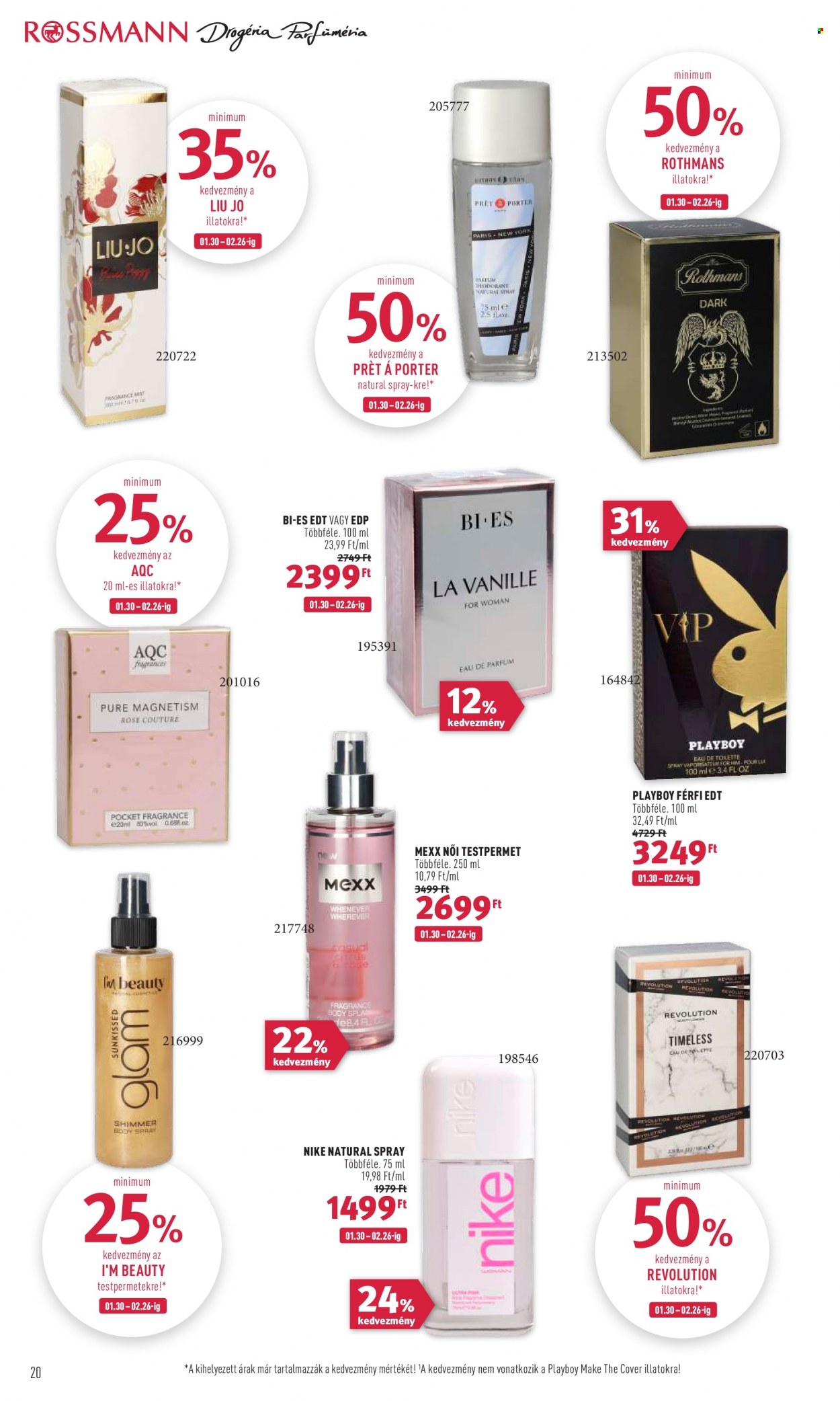 Rossmann akciós újságok - 2023.01.30 - 2023.02.10. Oldal 20