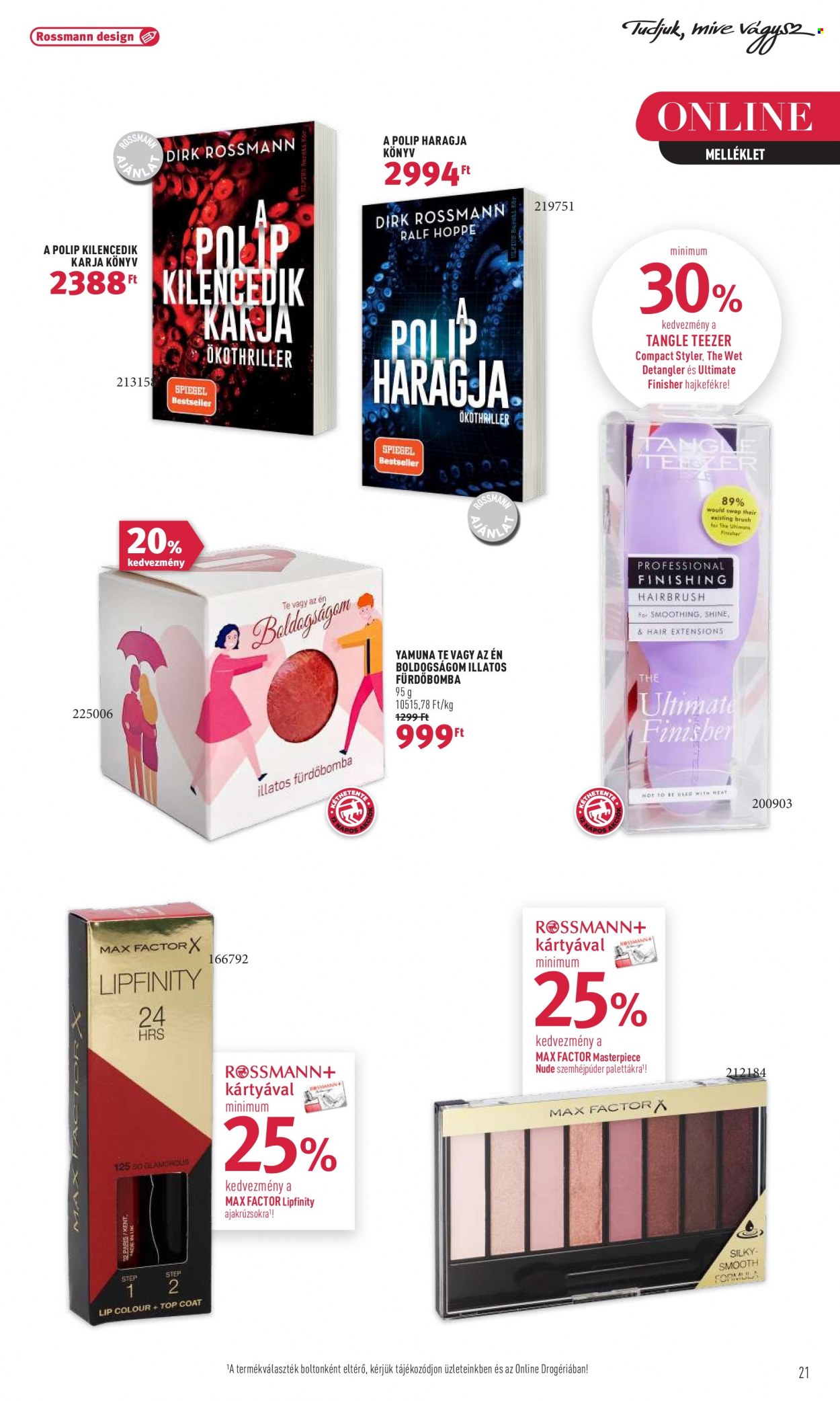 Rossmann akciós újságok - 2023.01.30 - 2023.02.10. Oldal 21