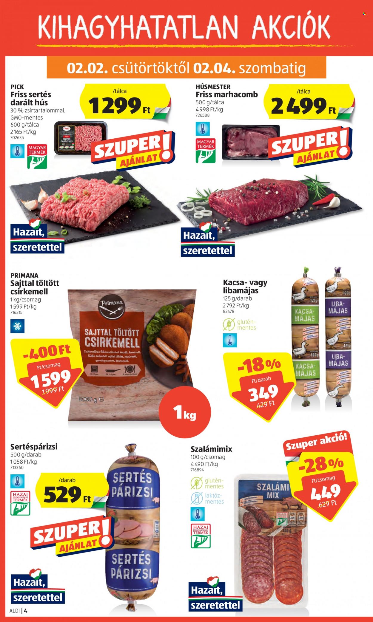 Aldi akciós újságok - 2023.02.02 - 2023.02.08. Oldal 4