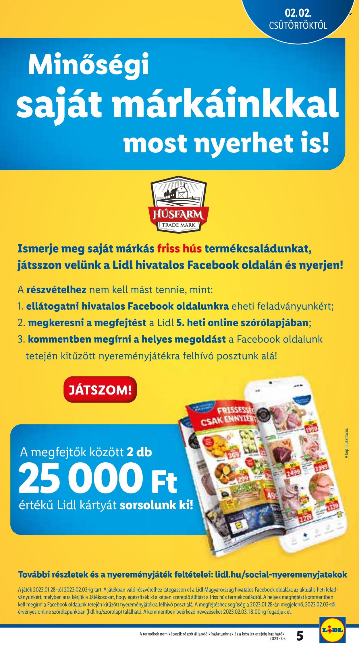 Lidl akciós újságok - 2023.02.02 - 2023.02.08. Oldal 5
