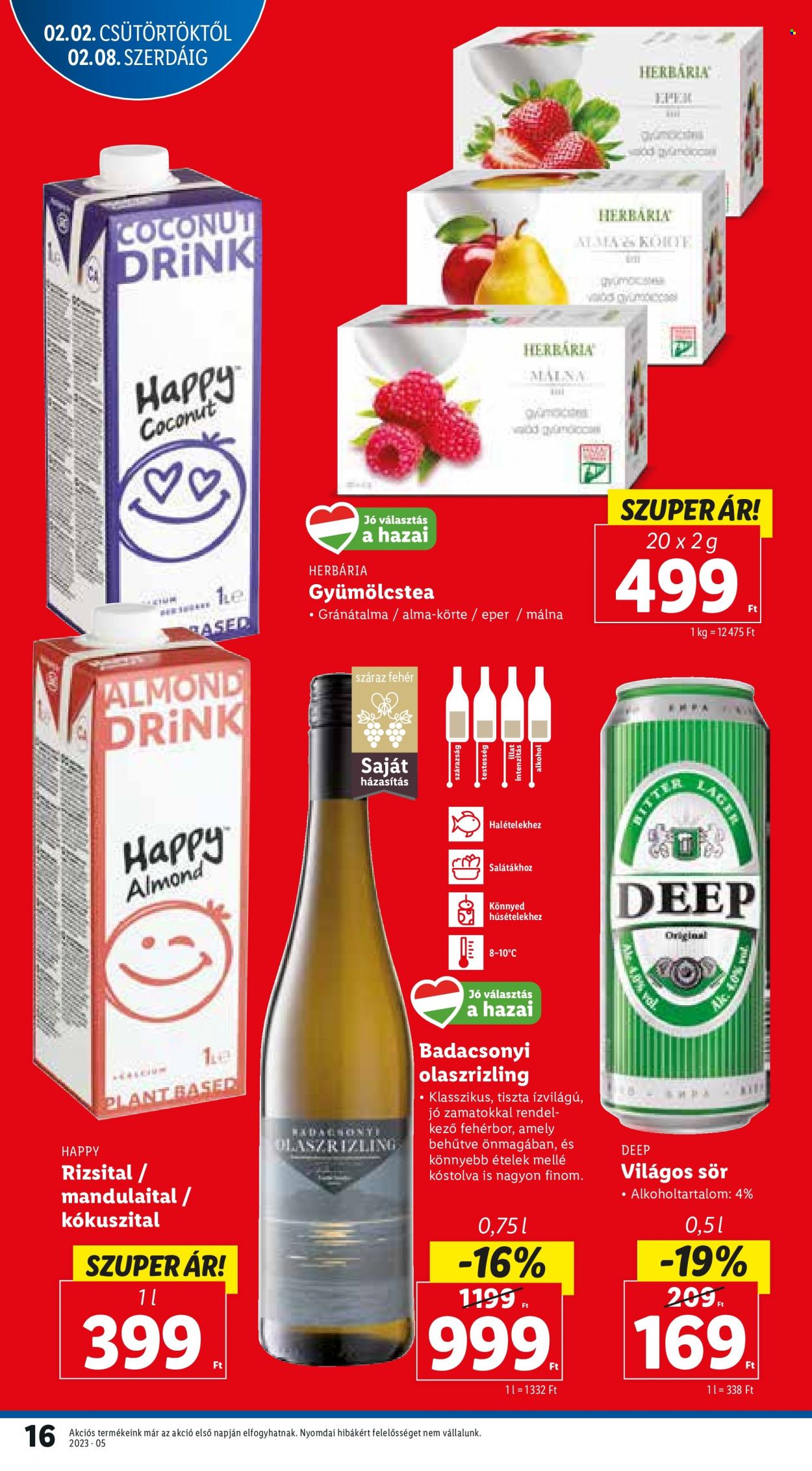 Lidl akciós újságok - 2023.02.02 - 2023.02.08. Oldal 16