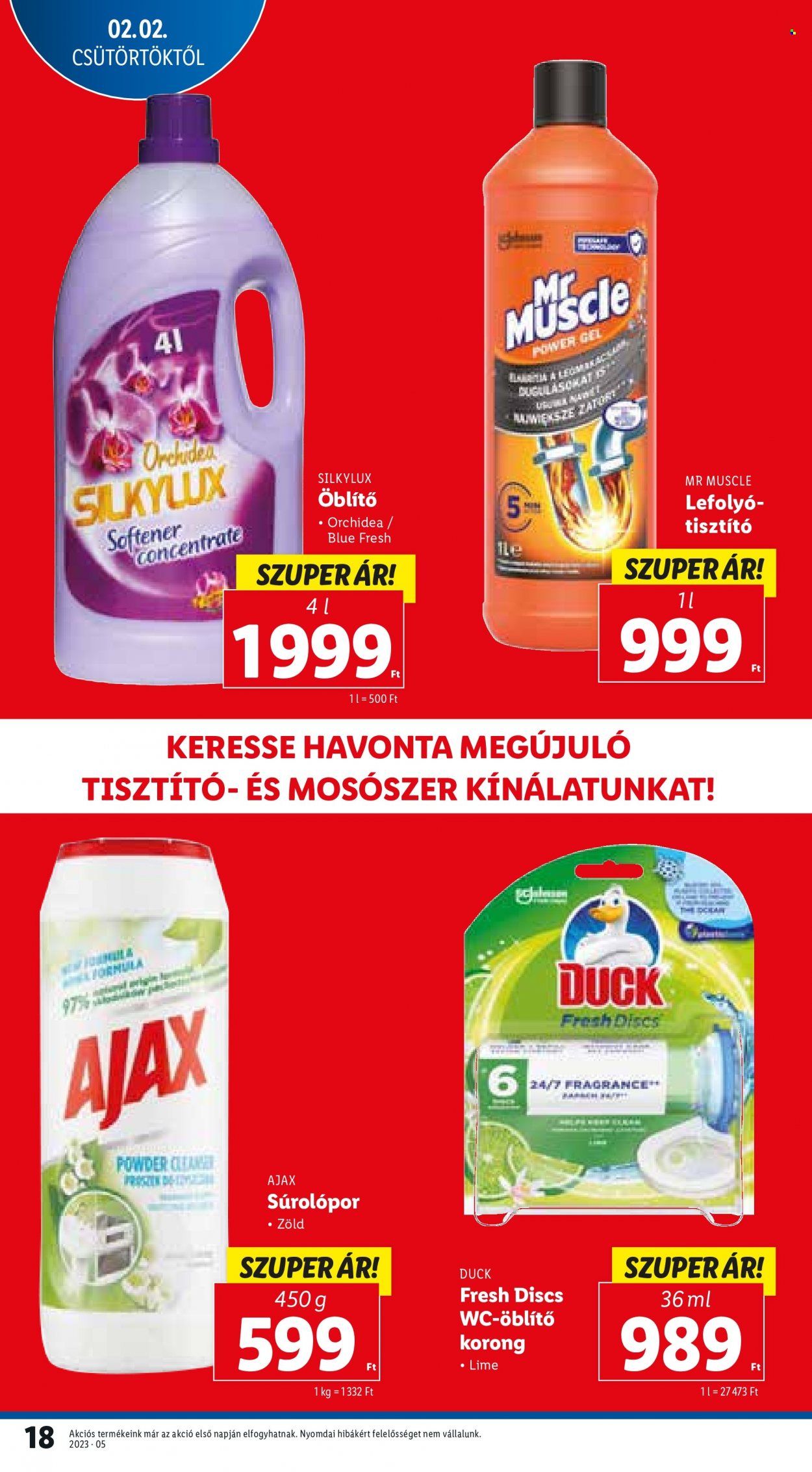 Lidl akciós újságok - 2023.02.02 - 2023.02.08. Oldal 18