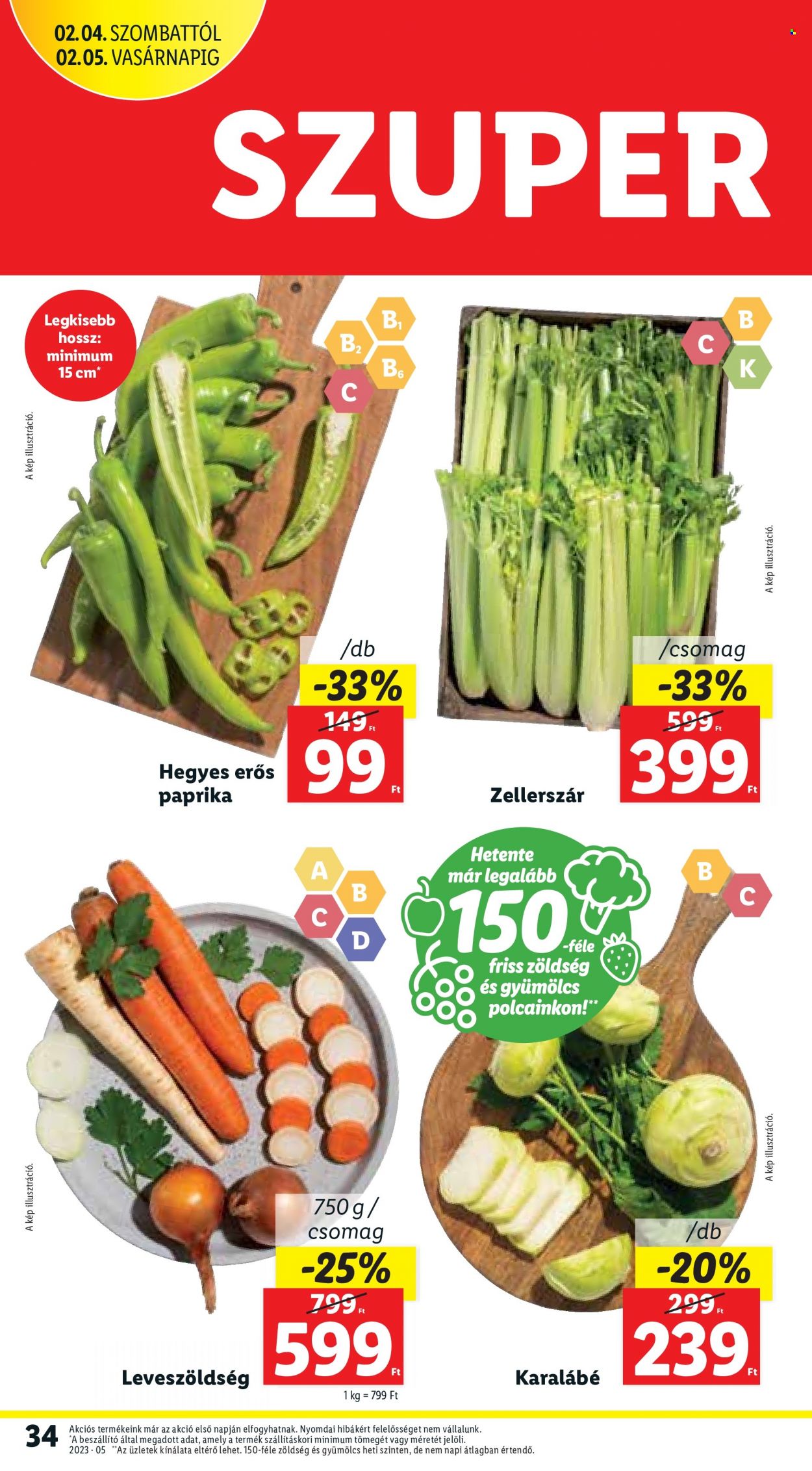 Lidl akciós újságok - 2023.02.02 - 2023.02.08. Oldal 34