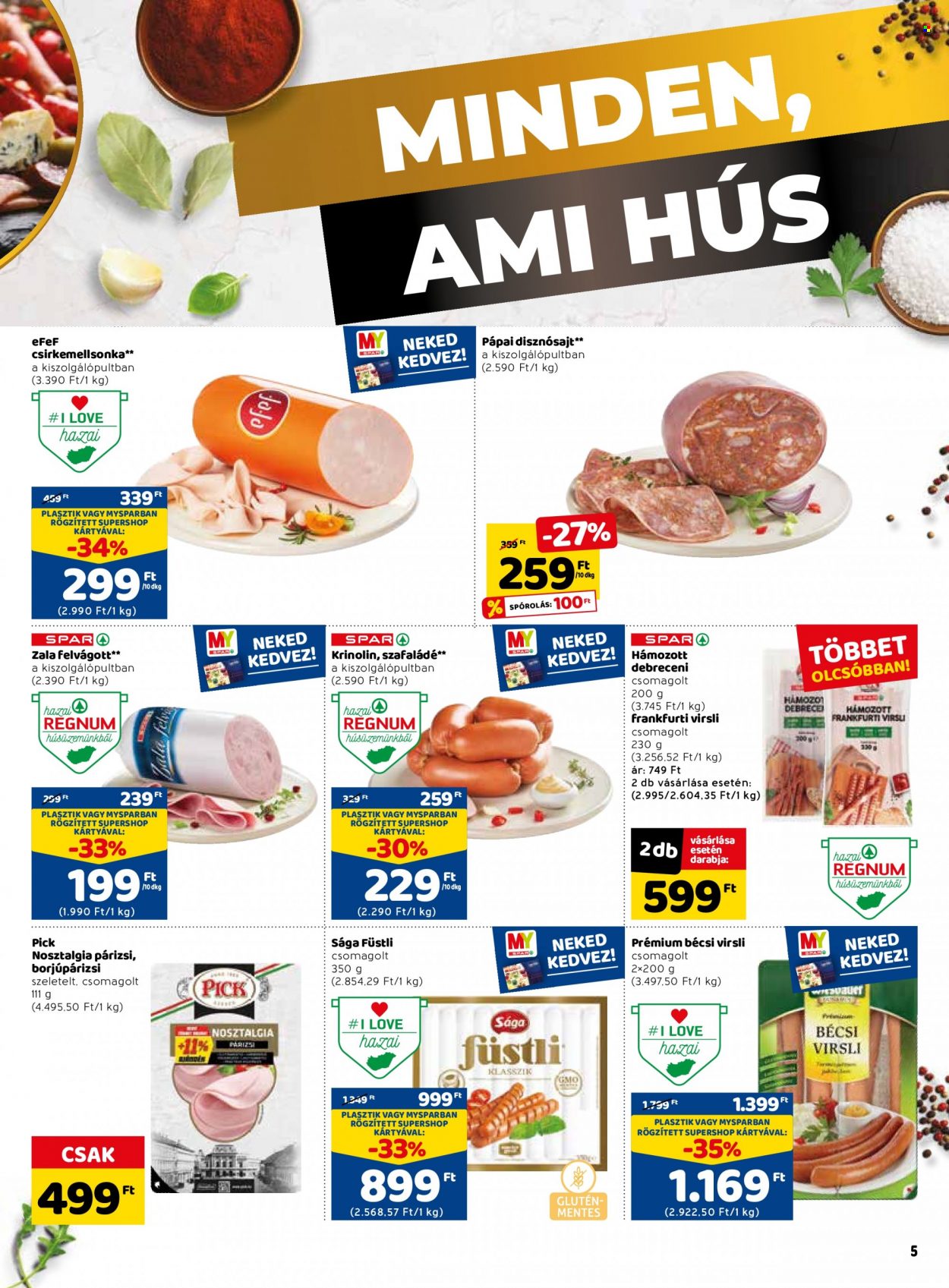 SPAR akciós újságok - 2023.02.02 - 2023.02.08. Oldal 7