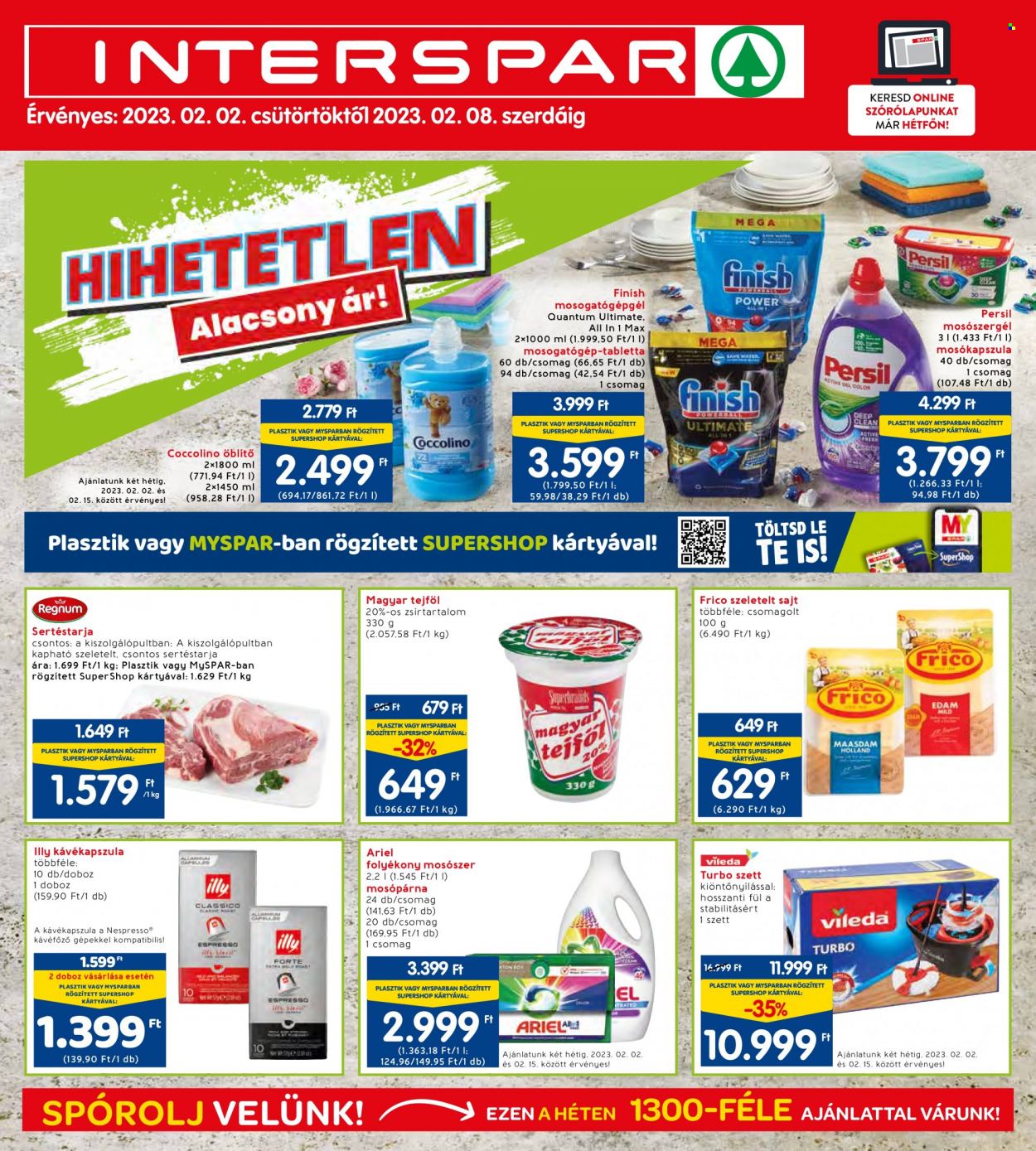 INTERSPAR akciós újságok - 2023.02.02 - 2023.02.08. Oldal 1