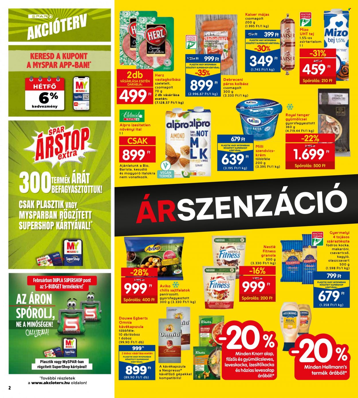 INTERSPAR akciós újságok - 2023.02.02 - 2023.02.08. Oldal 2