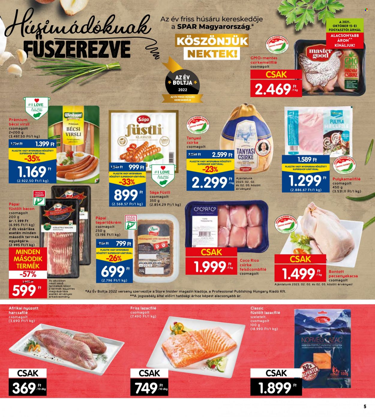 INTERSPAR akciós újságok - 2023.02.02 - 2023.02.08. Oldal 7