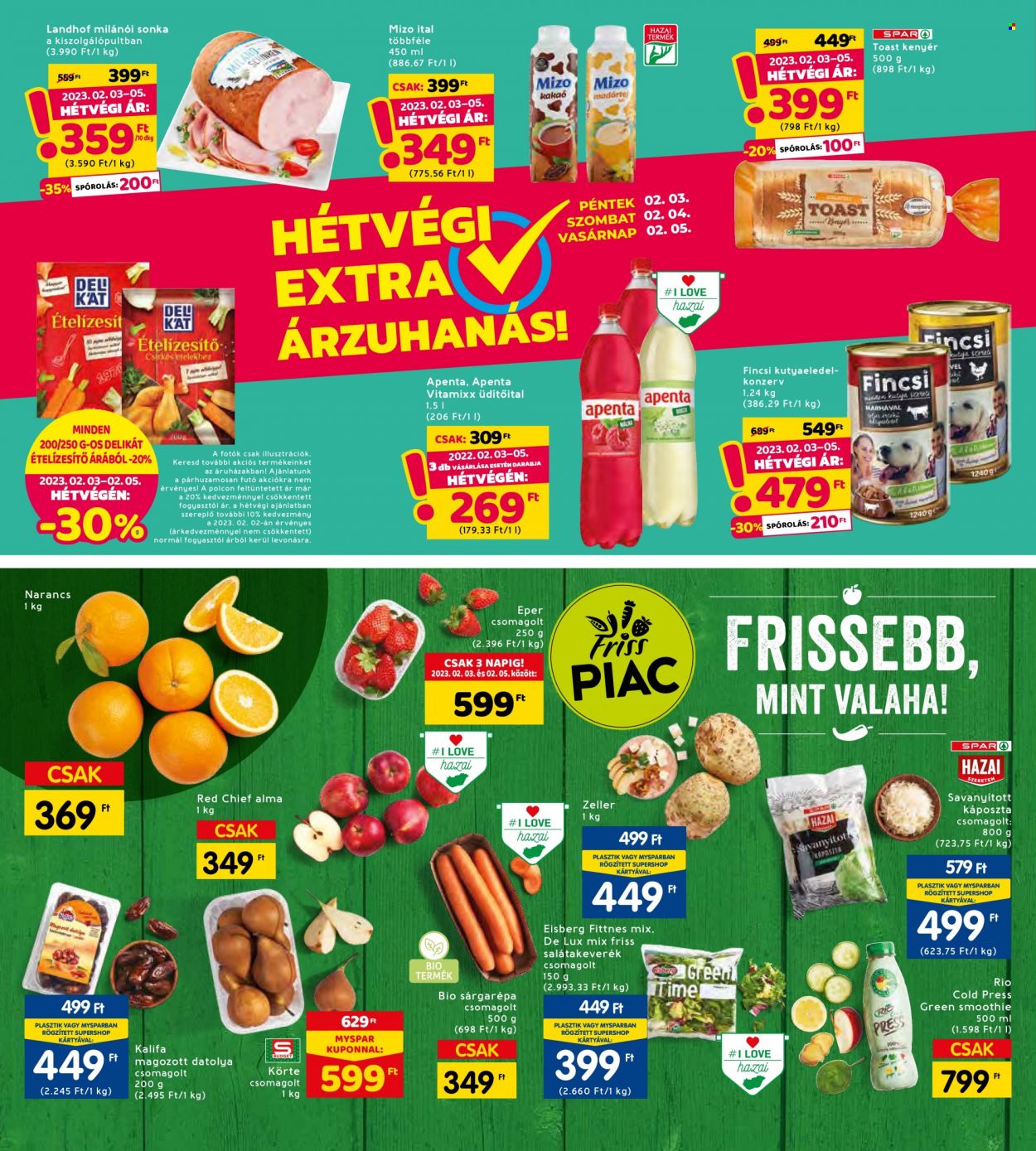 INTERSPAR akciós újságok - 2023.02.02 - 2023.02.08. Oldal 30