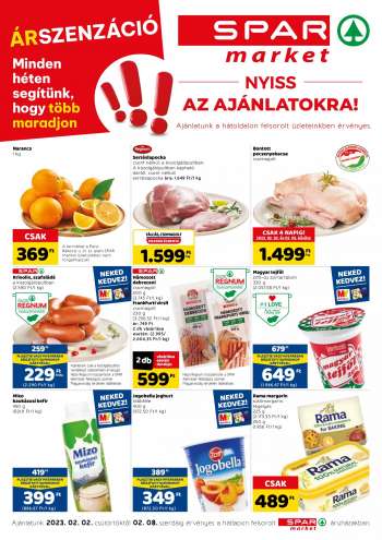 Újság SPAR market - 2023.02.02 - 2023.02.08.