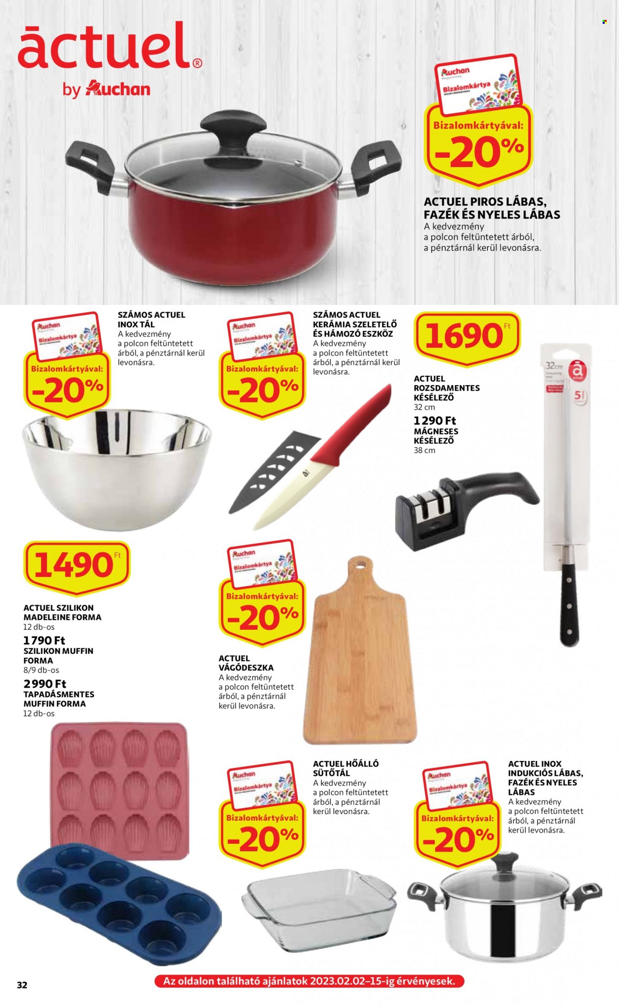 Auchan akciós újságok - 2023.02.02 - 2023.02.08. Oldal 32