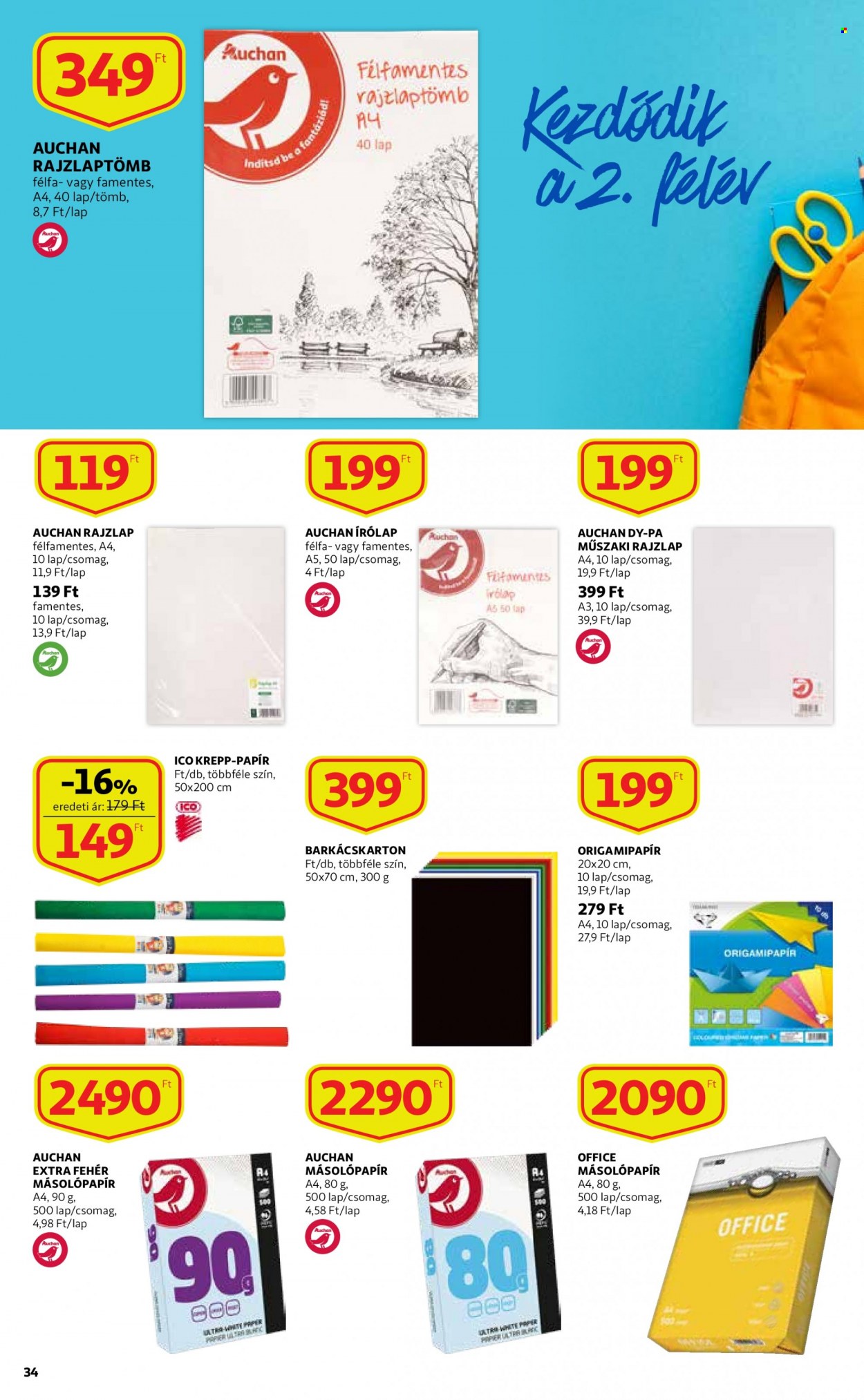 Auchan akciós újságok - 2023.02.02 - 2023.02.08. Oldal 34