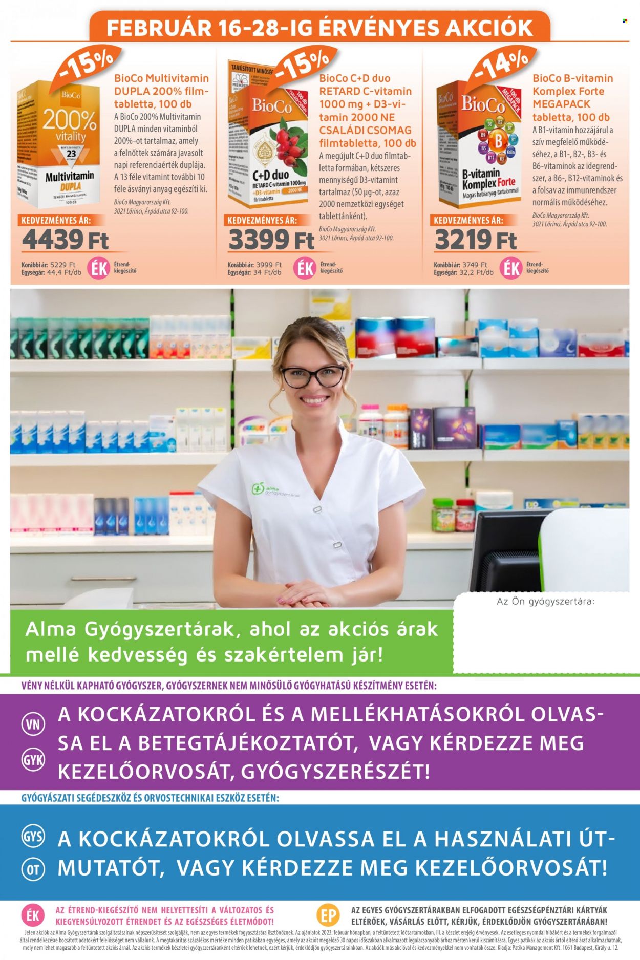 Alma Gyógyszertárak akciós újságok - 2023.02.01 - 2023.02.28. Oldal 20