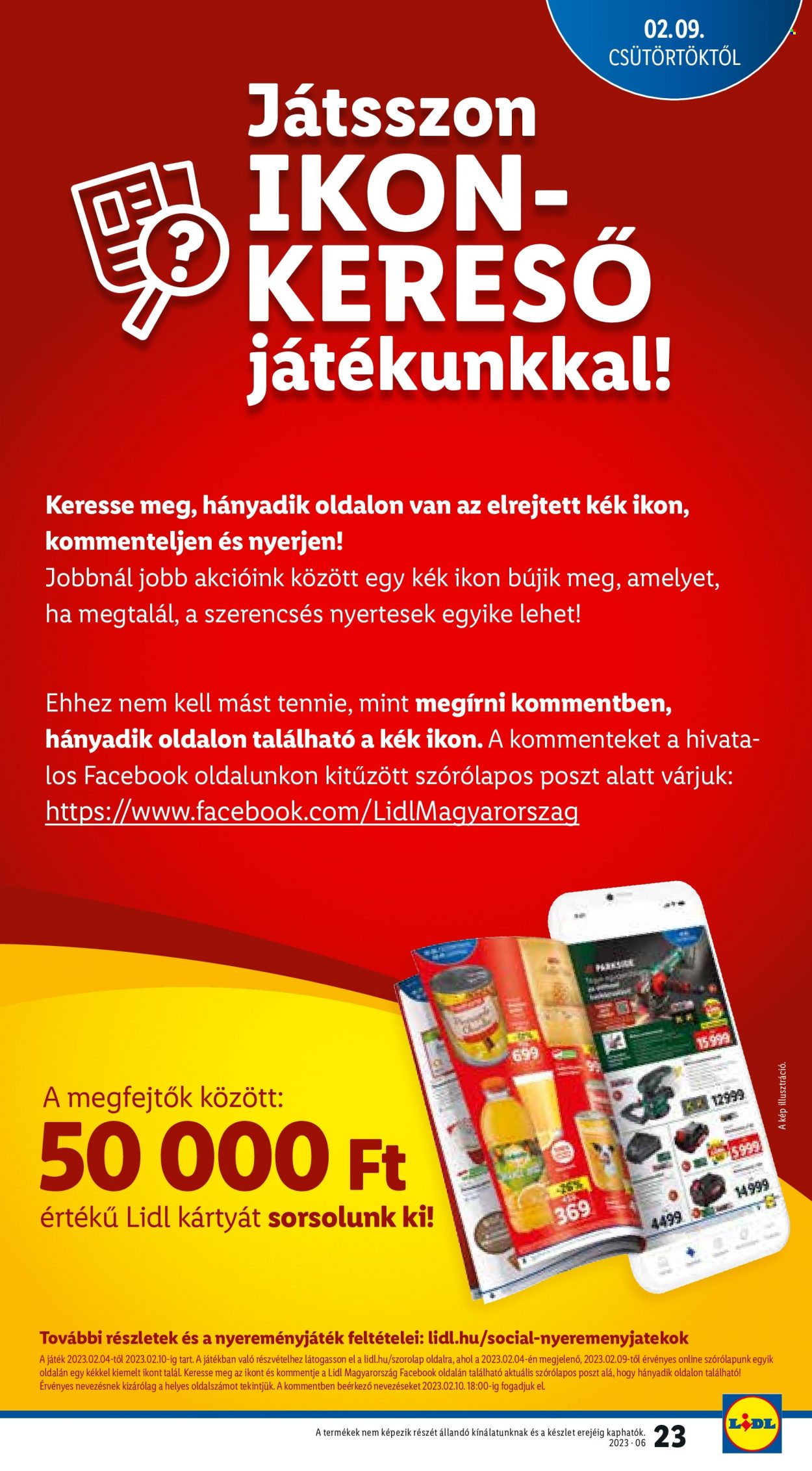 Lidl akciós újságok - 2023.02.09 - 2023.02.15. Oldal 23
