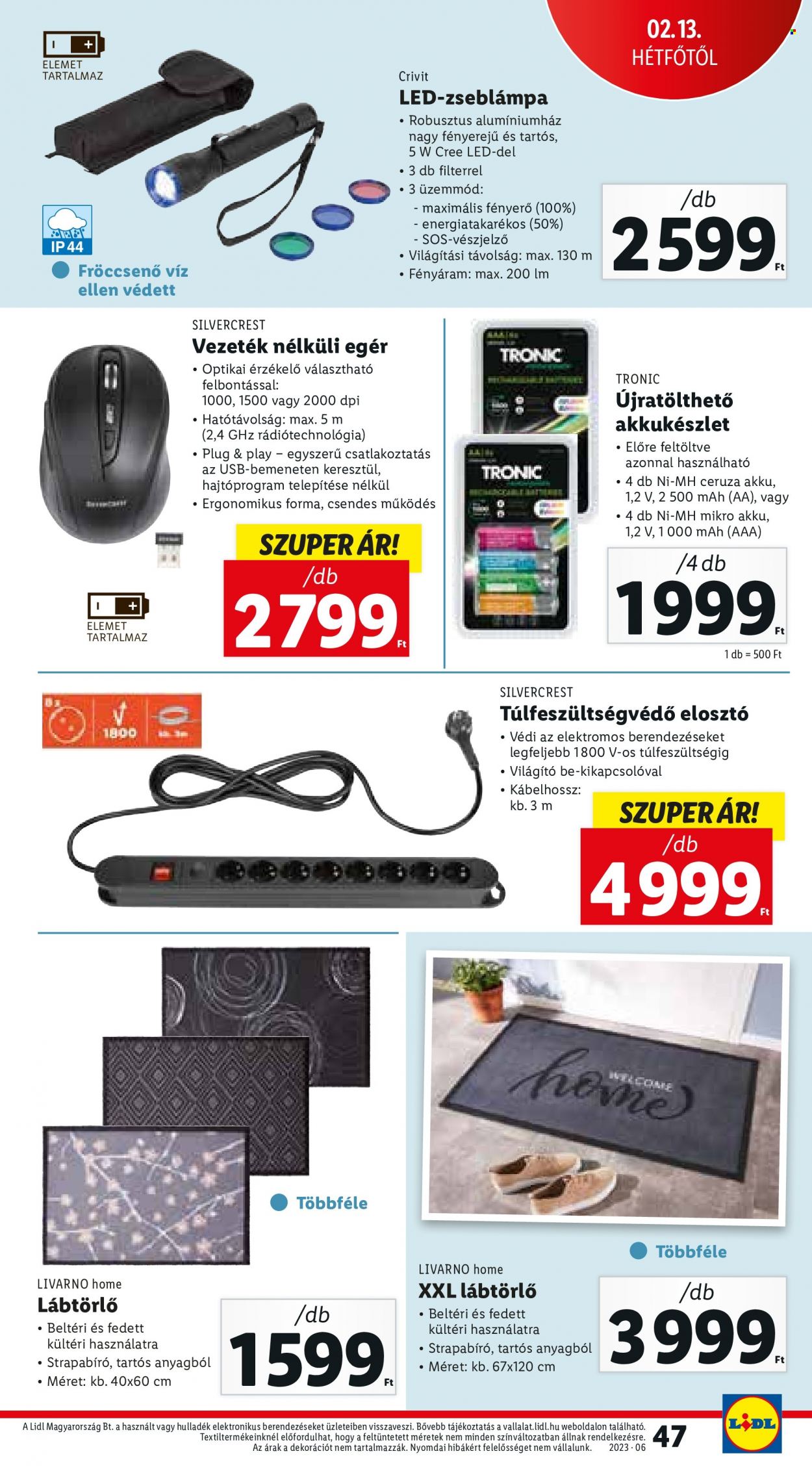 Lidl akciós újságok - 2023.02.09 - 2023.02.15. Oldal 47