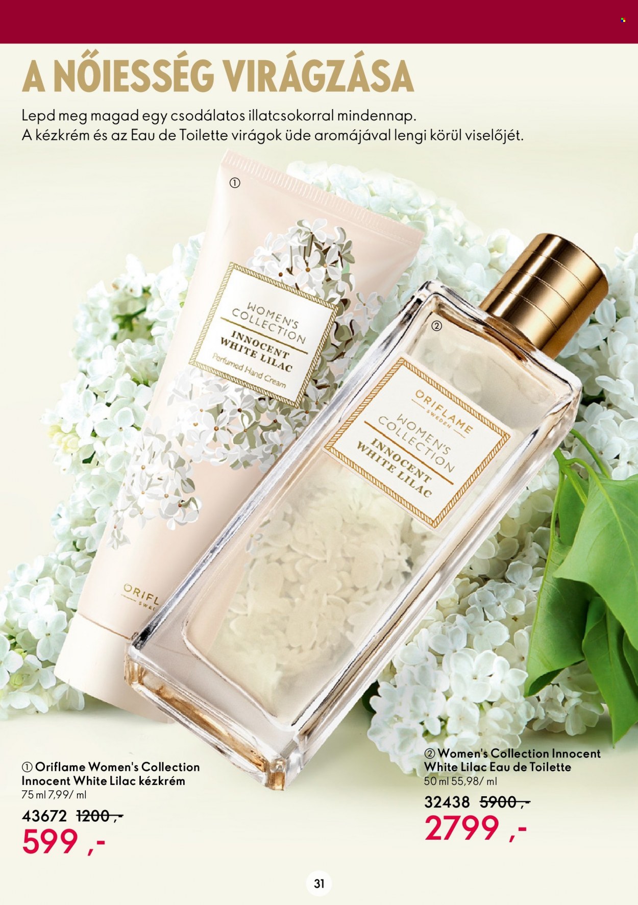 Oriflame akciós újságok - 2023.02.08 - 2023.02.28. Oldal 31