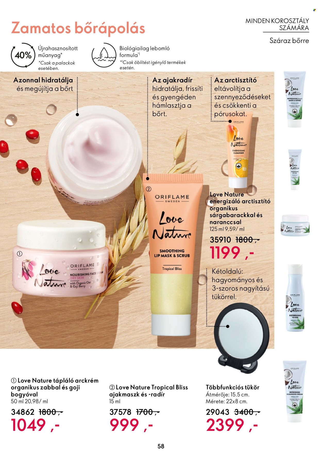 Oriflame akciós újságok - 2023.02.08 - 2023.02.28. Oldal 58