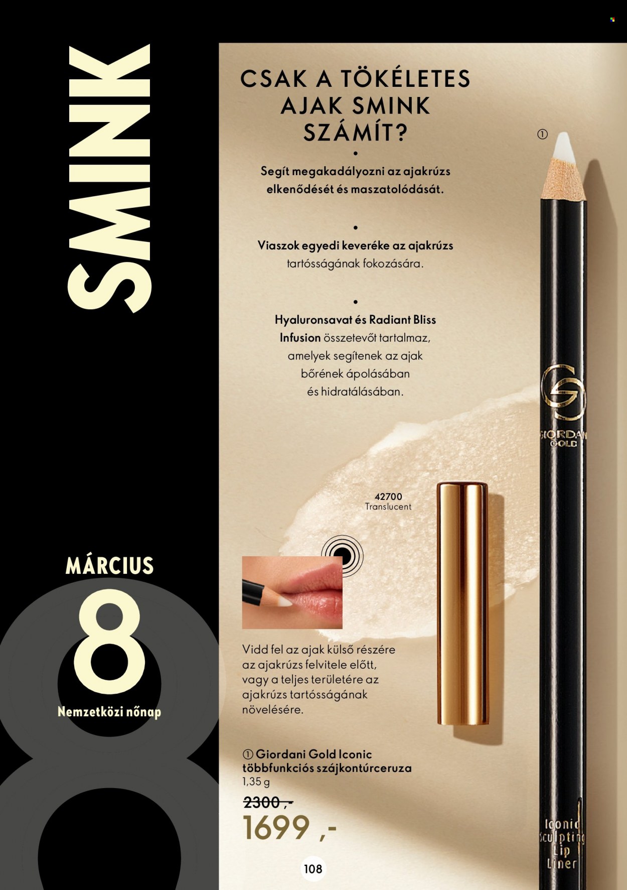 Oriflame akciós újságok - 2023.02.08 - 2023.02.28. Oldal 108