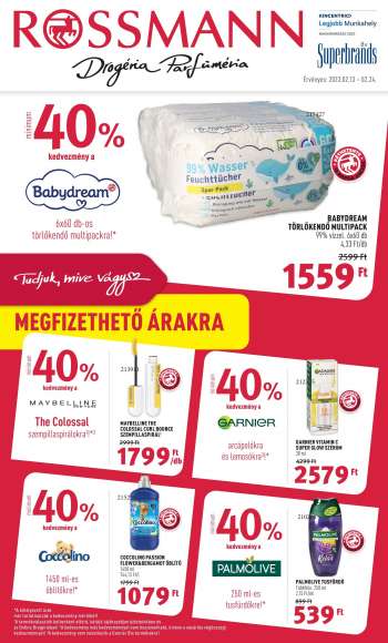 Újság Rossmann - 2023.02.13 - 2023.02.24.