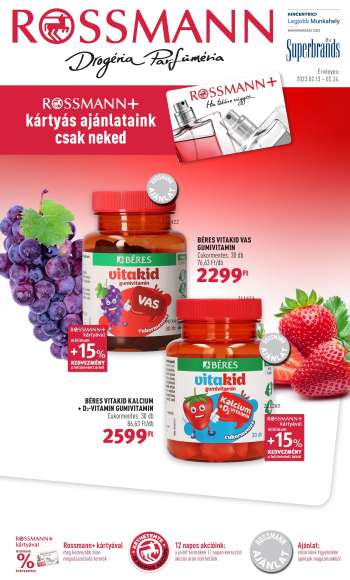 Újság Rossmann - 2023.02.13 - 2023.02.24.