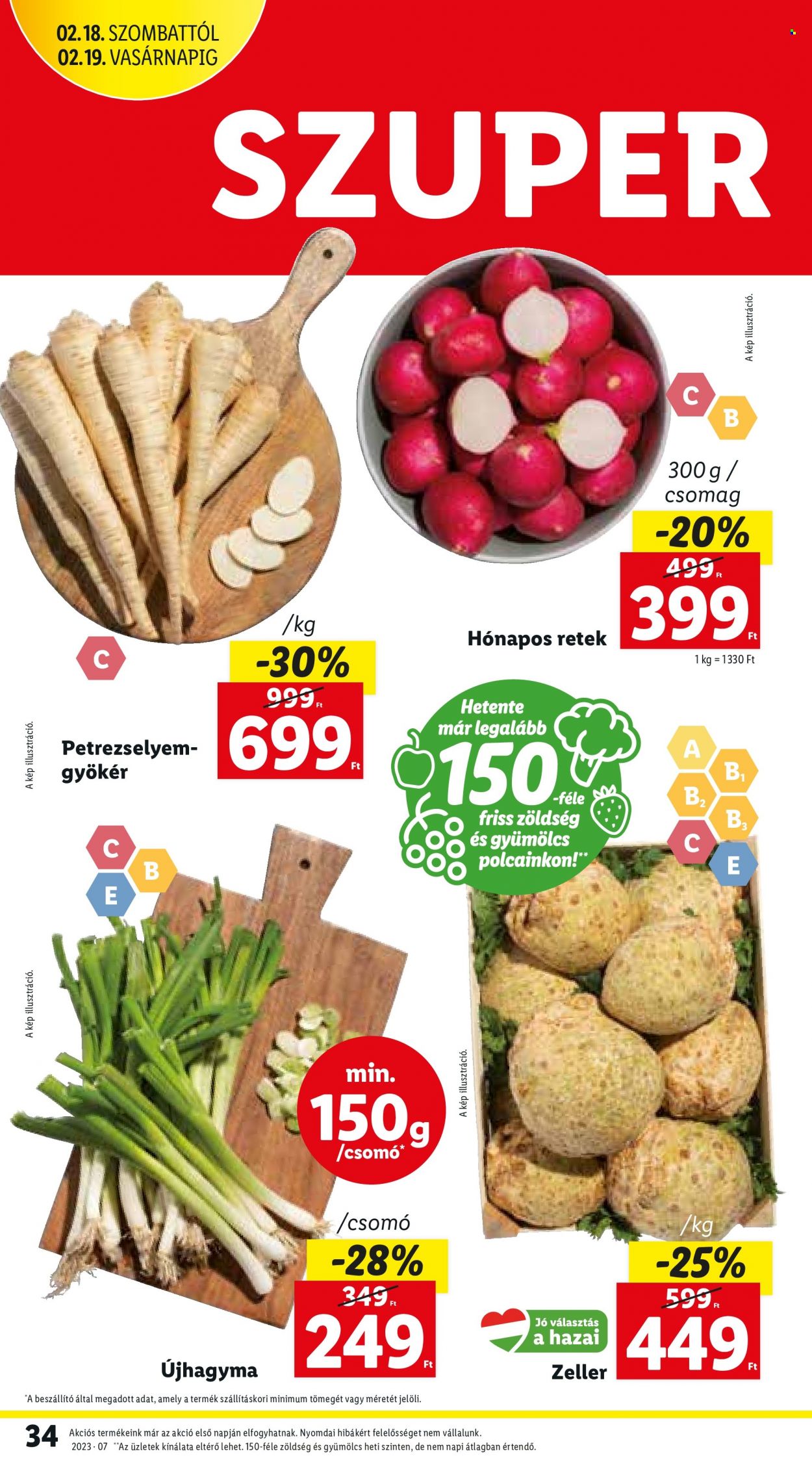 Lidl akciós újságok - 2023.02.16 - 2023.02.22. Oldal 34