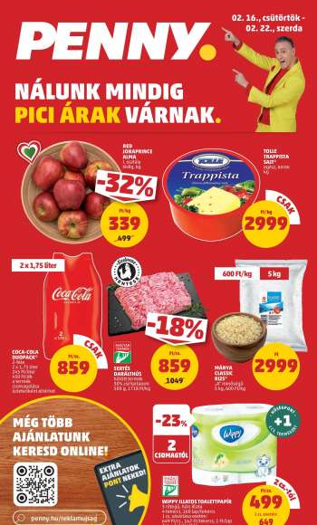Újság Penny Market - 2023.02.16 - 2023.02.22.