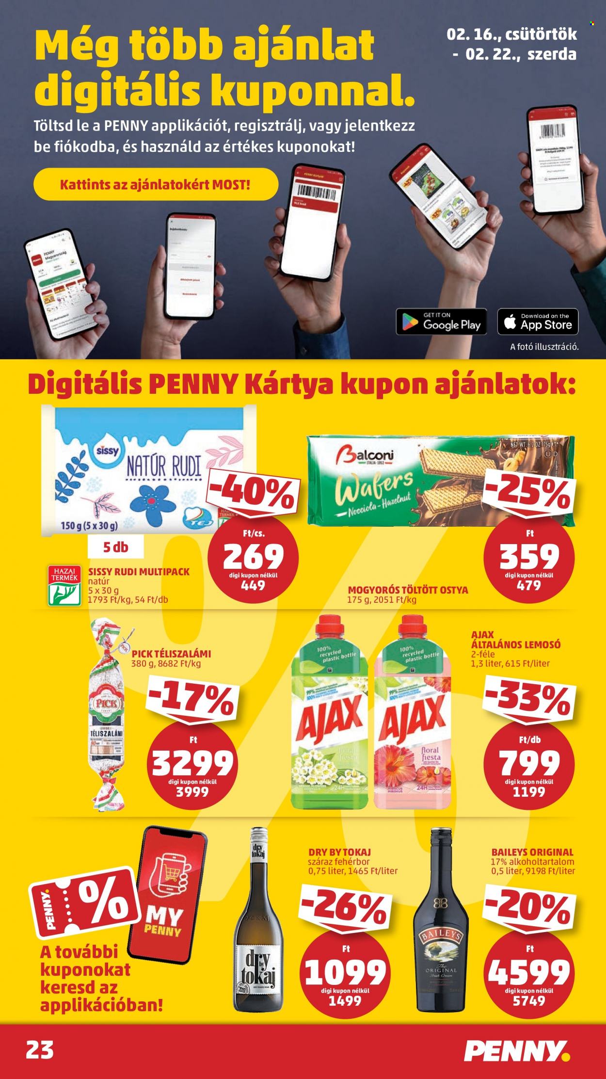 Penny Market akciós újságok - 2023.02.16 - 2023.02.22. Oldal 23