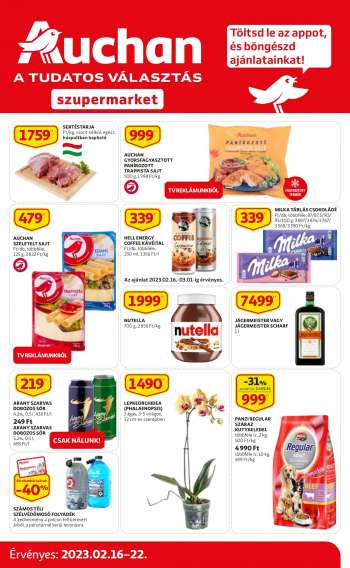 Újság Auchan - 2023.02.16 - 2023.02.22.
