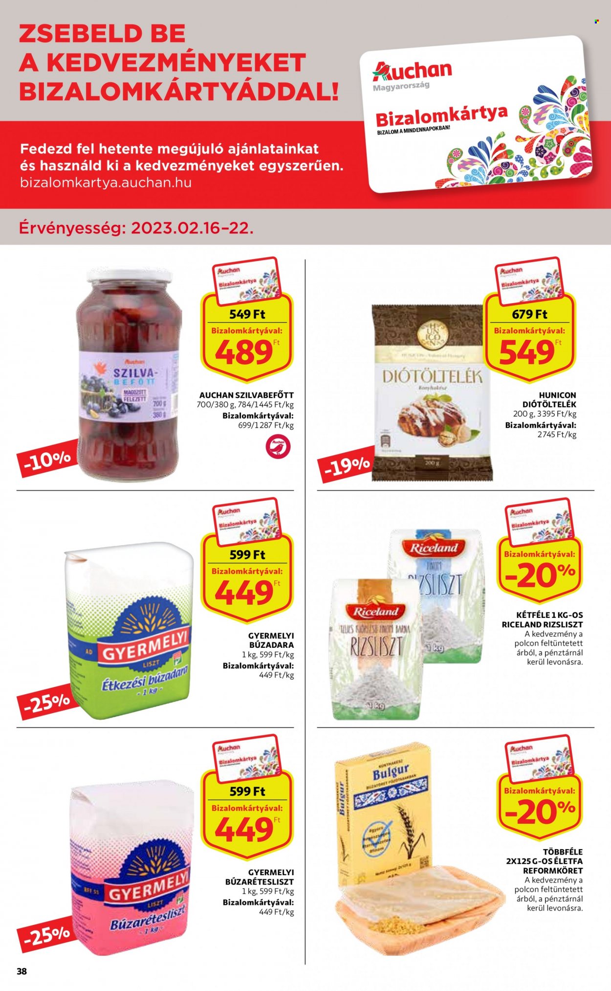 Auchan akciós újságok - 2023.02.16 - 2023.02.22. Oldal 38