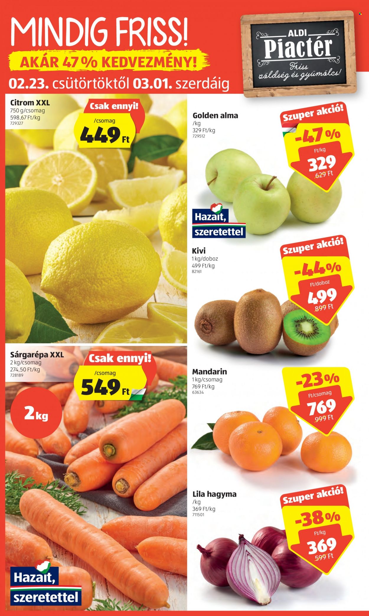 Aldi akciós újságok - 2023.02.23 - 2023.03.01. Oldal 2
