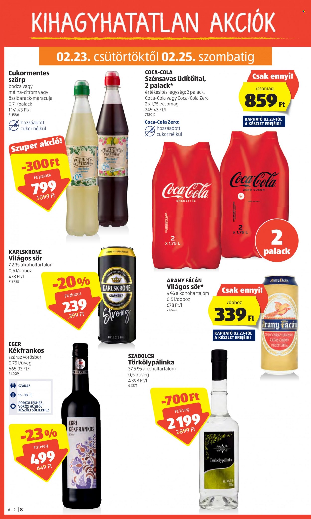 Aldi akciós újságok - 2023.02.23 - 2023.03.01. Oldal 8
