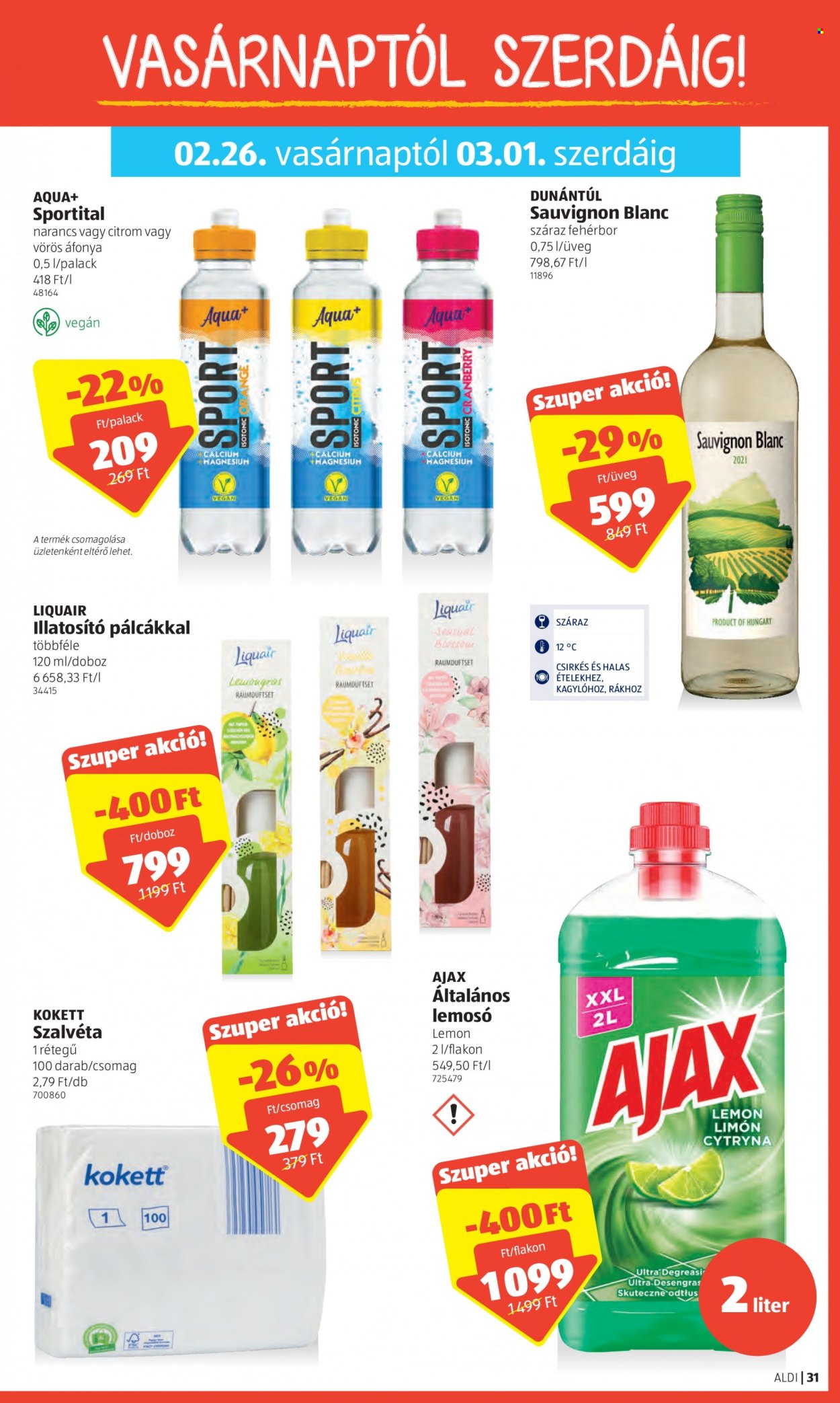 Aldi akciós újságok - 2023.02.23 - 2023.03.01. Oldal 31