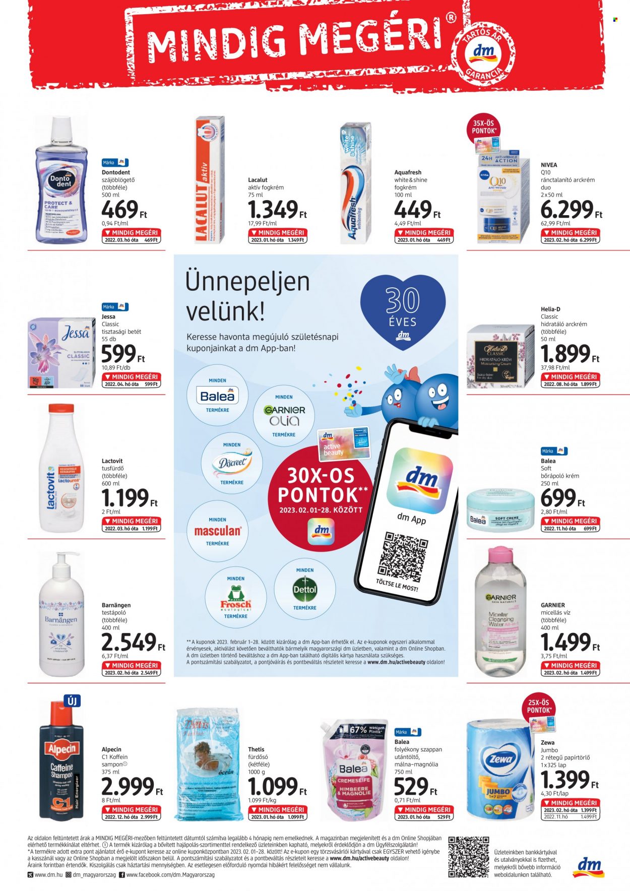 dm drogerie markt akciós újságok - 2023.02.16 - 2023.02.28. Oldal 4