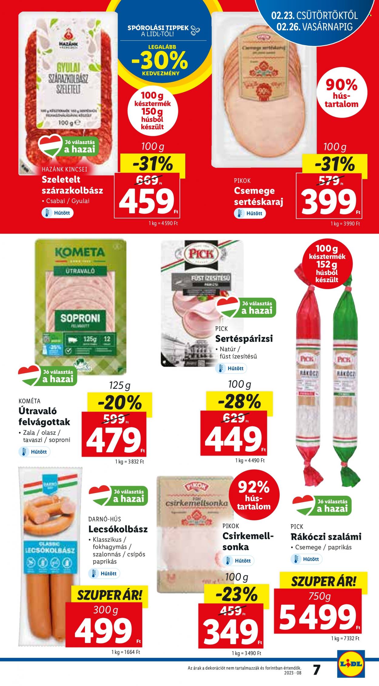 Lidl akciós újságok - 2023.02.23 - 2023.03.01. Oldal 7