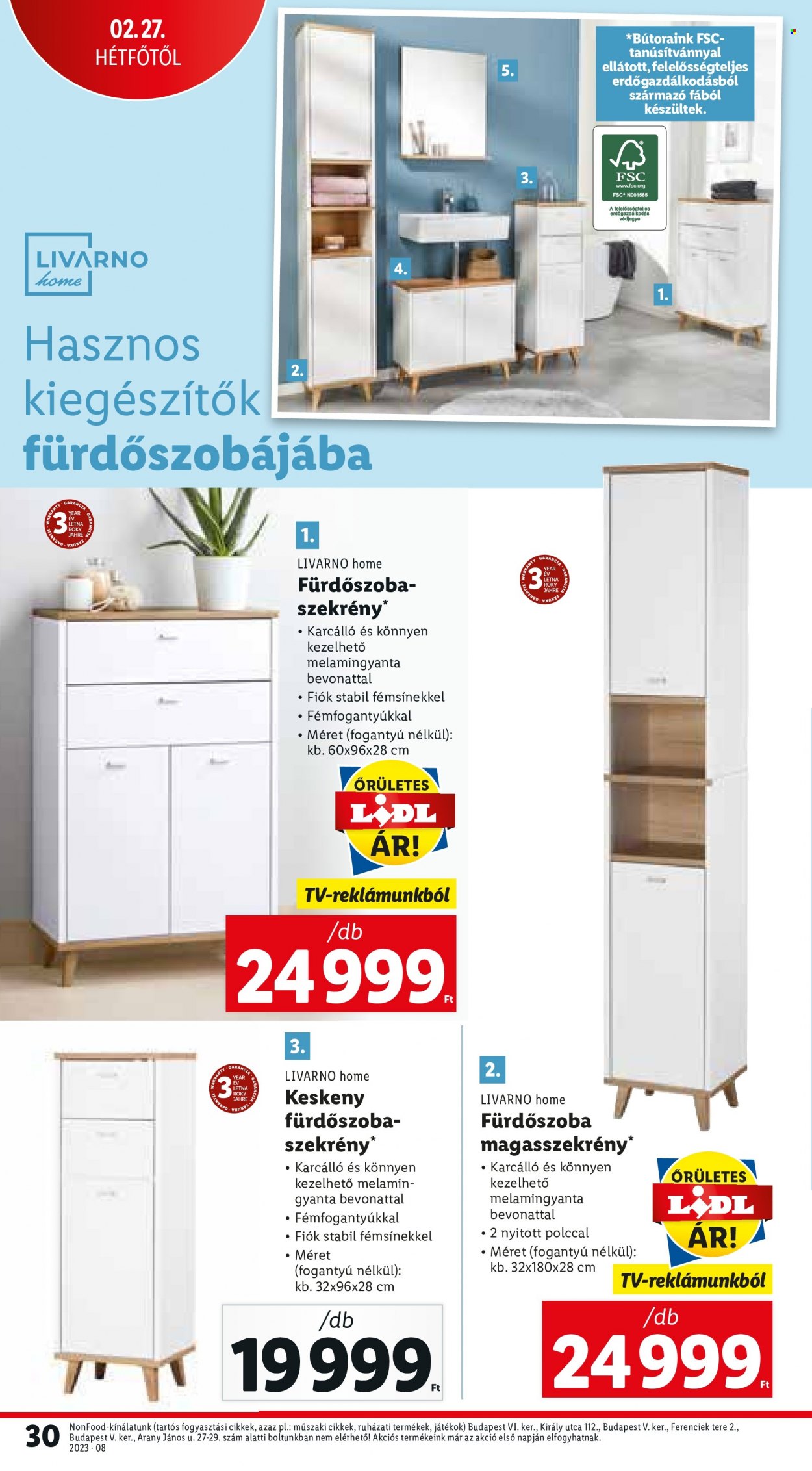 Lidl akciós újságok - 2023.02.23 - 2023.03.01. Oldal 30