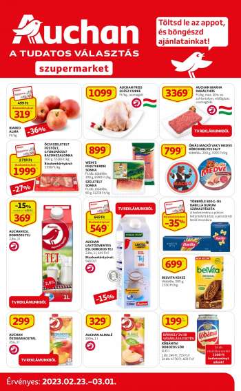 Újság Auchan - 2023.02.23 - 2023.03.01.