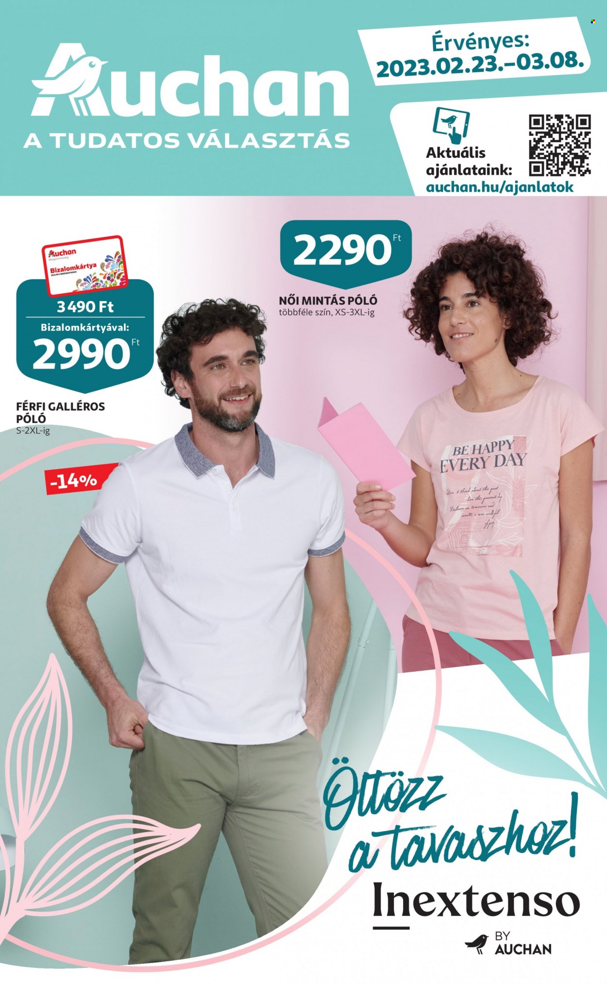 Auchan akciós újságok - 2023.02.23 - 2023.03.08. Oldal 1