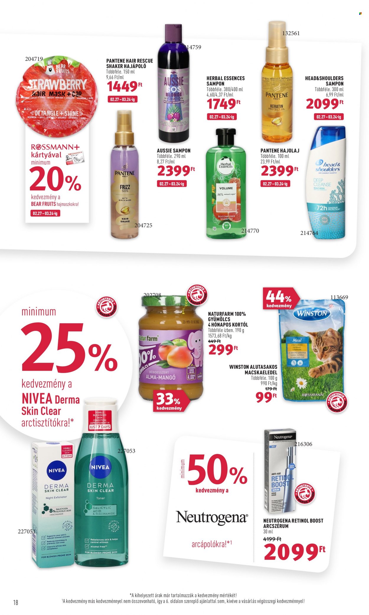 Rossmann akciós újságok - 2023.02.27 - 2023.03.10. Oldal 18