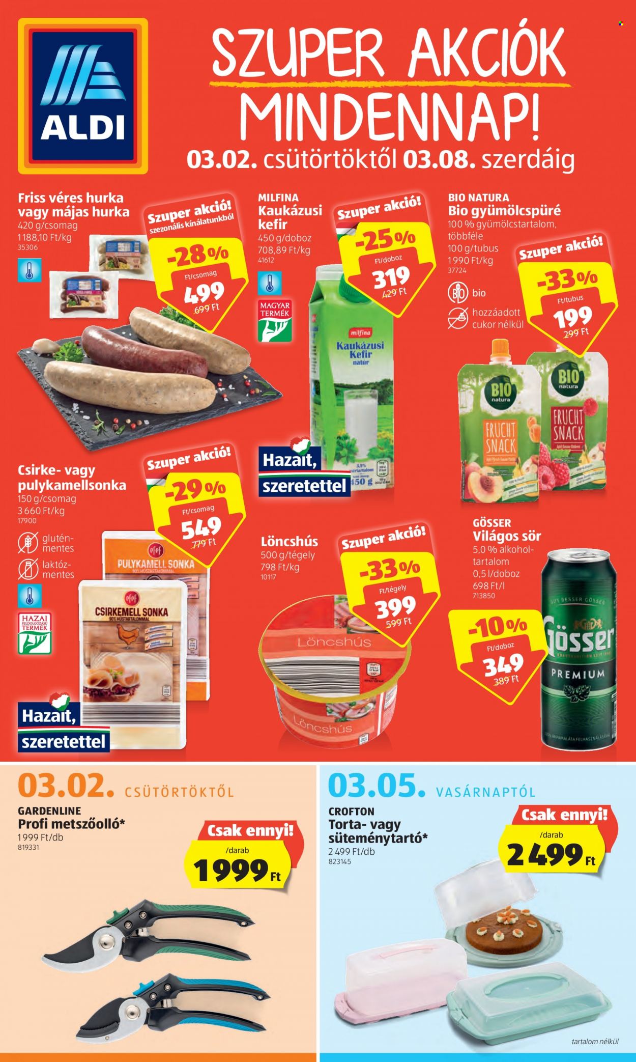 Aldi akciós újságok - 2023.03.02 - 2023.03.08. Oldal 1