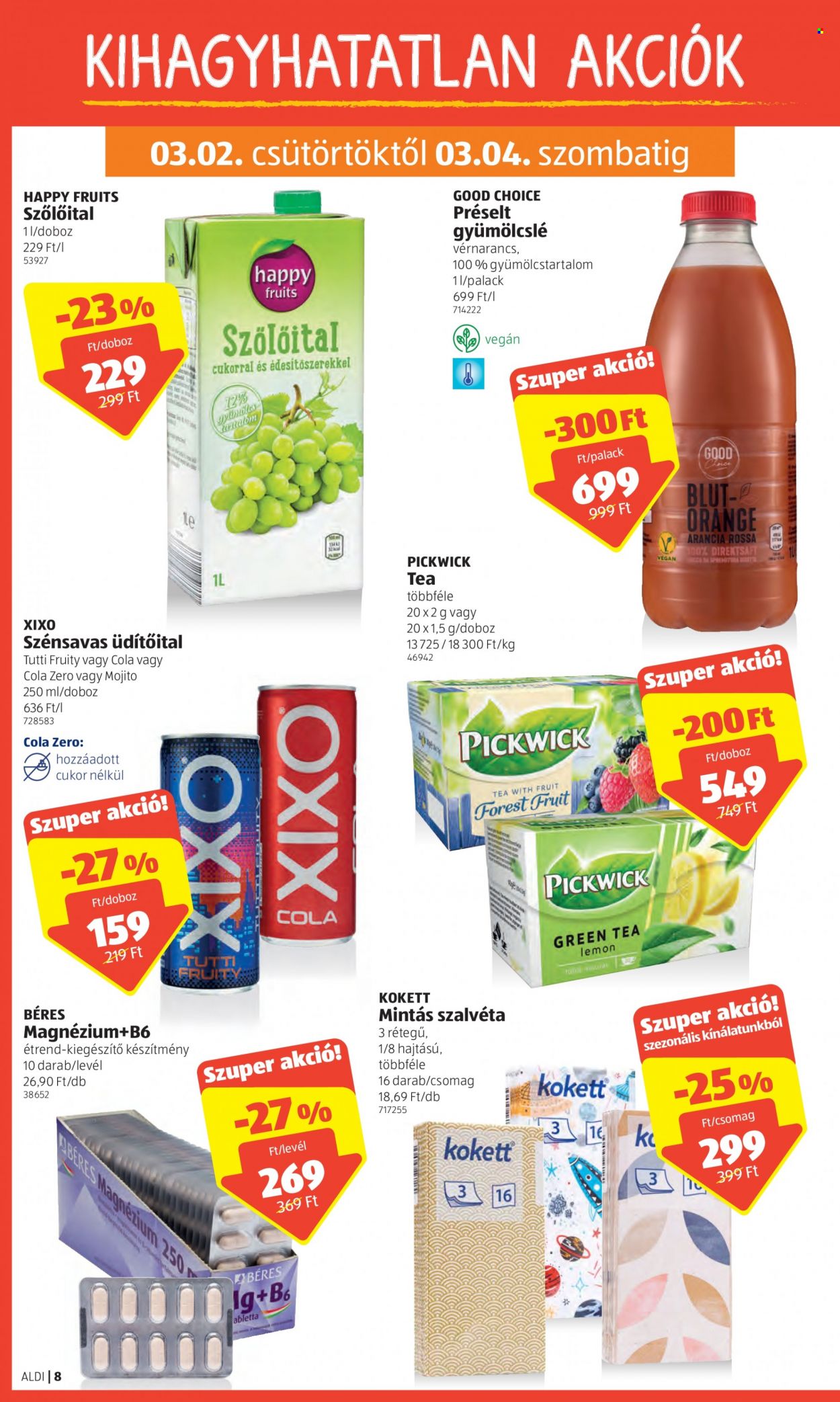 Aldi akciós újságok - 2023.03.02 - 2023.03.08. Oldal 8