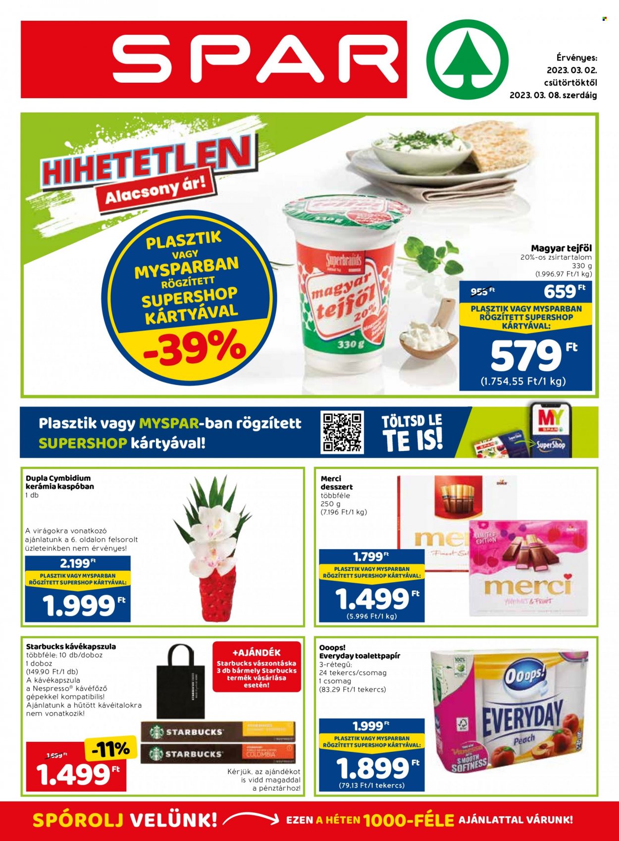 SPAR akciós újságok - 2023.03.02 - 2023.03.08. Oldal 1