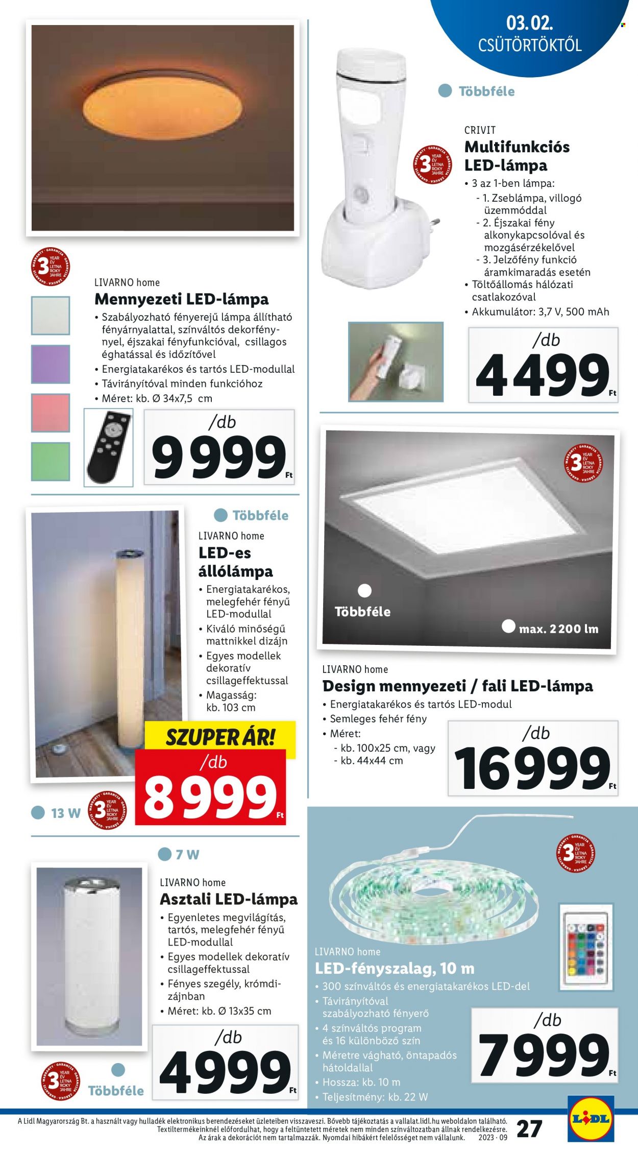 Lidl akciós újságok - 2023.03.02 - 2023.03.08. Oldal 27