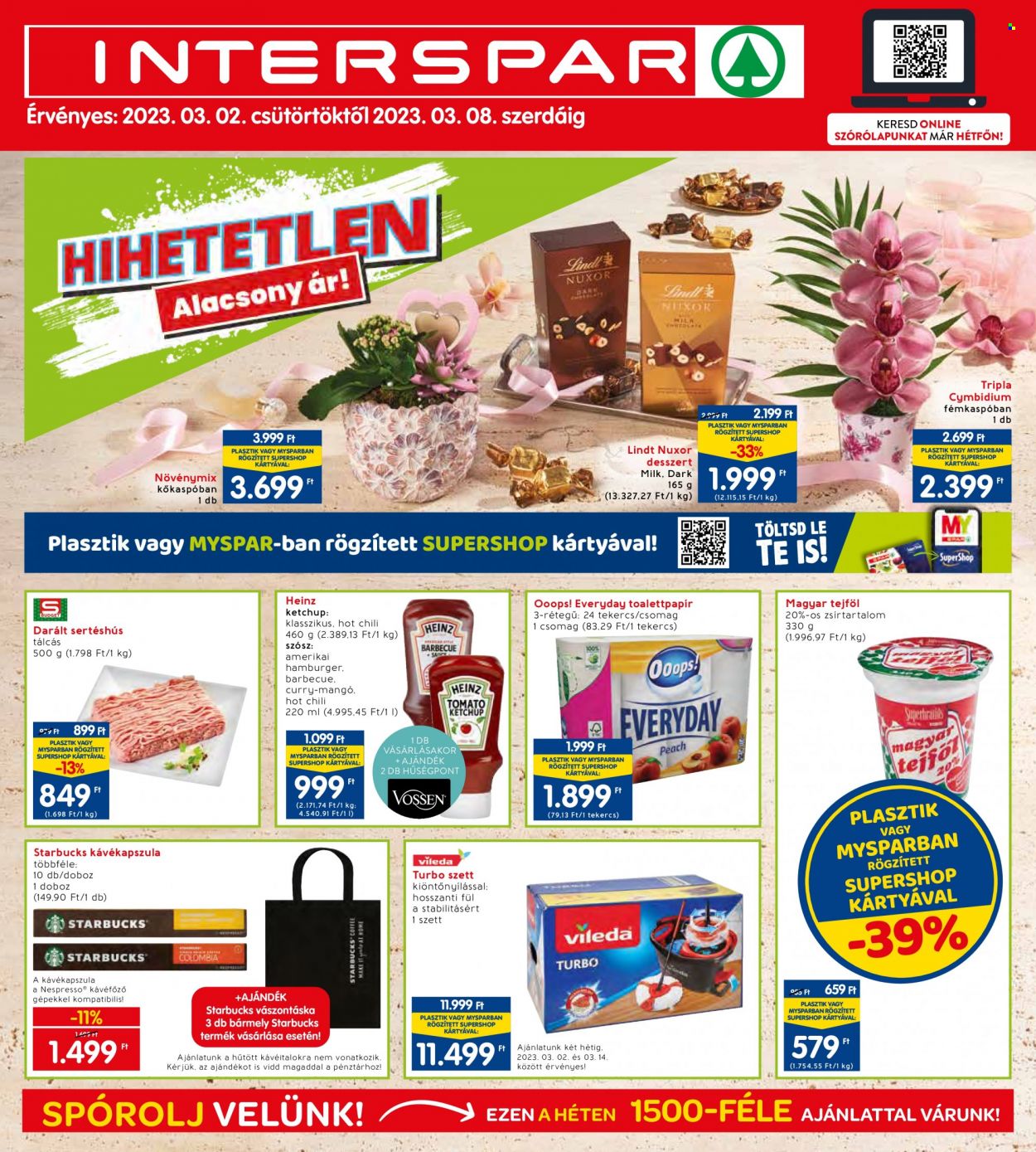 INTERSPAR akciós újságok - 2023.03.02 - 2023.03.08. Oldal 1