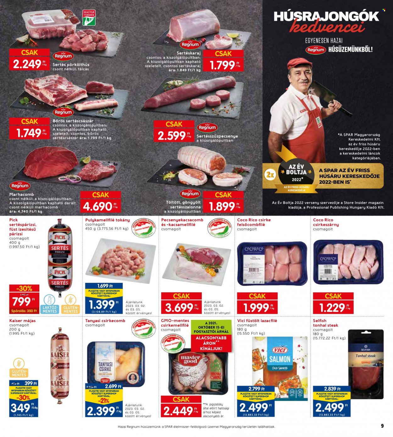 INTERSPAR akciós újságok - 2023.03.02 - 2023.03.08. Oldal 11