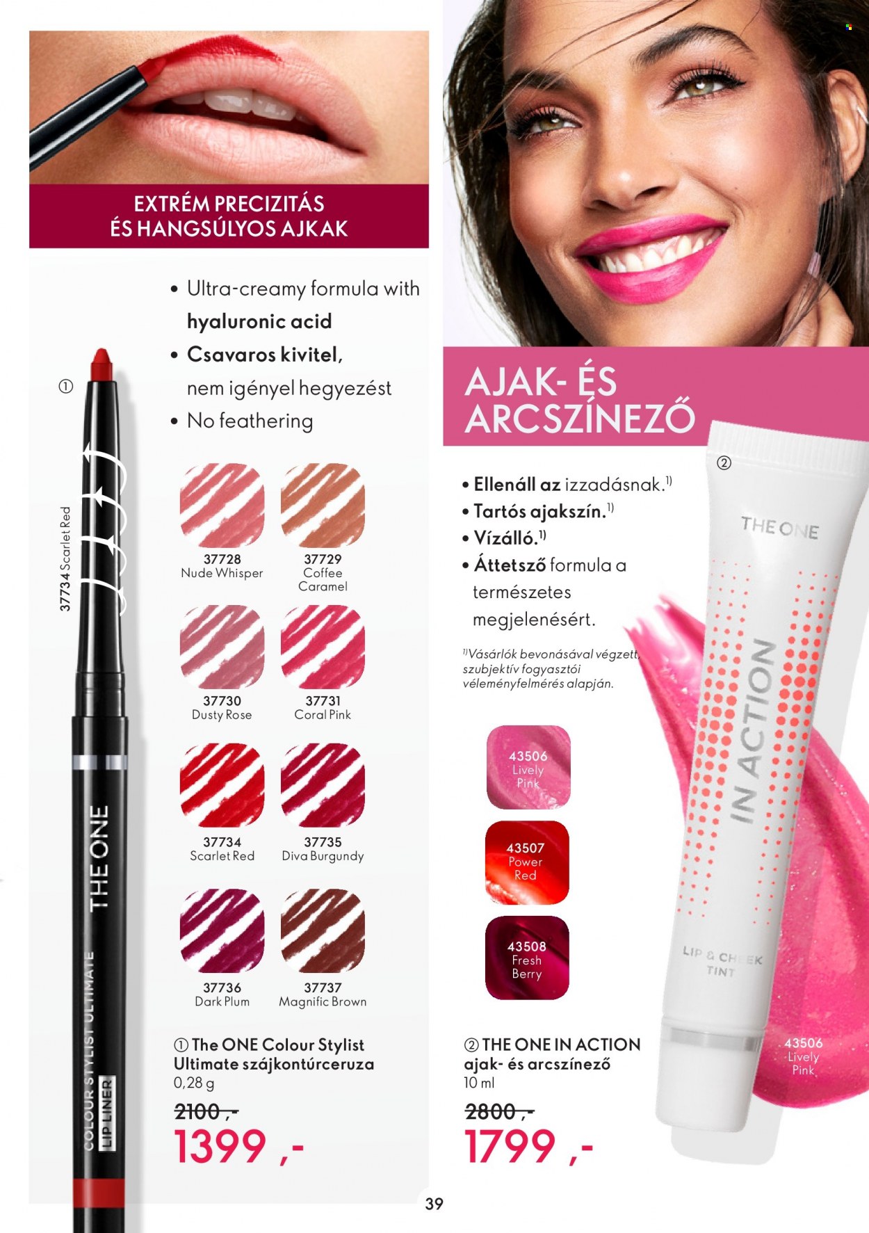 Oriflame akciós újságok - 2023.03.21 - 2023.03.21. Oldal 39
