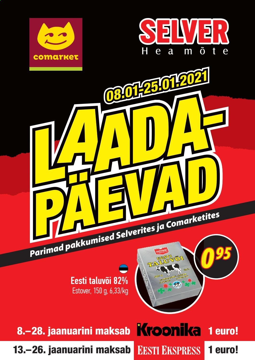Selver kliendileht - 08.01.2021 - 25.01.2021. Lehekülg 1