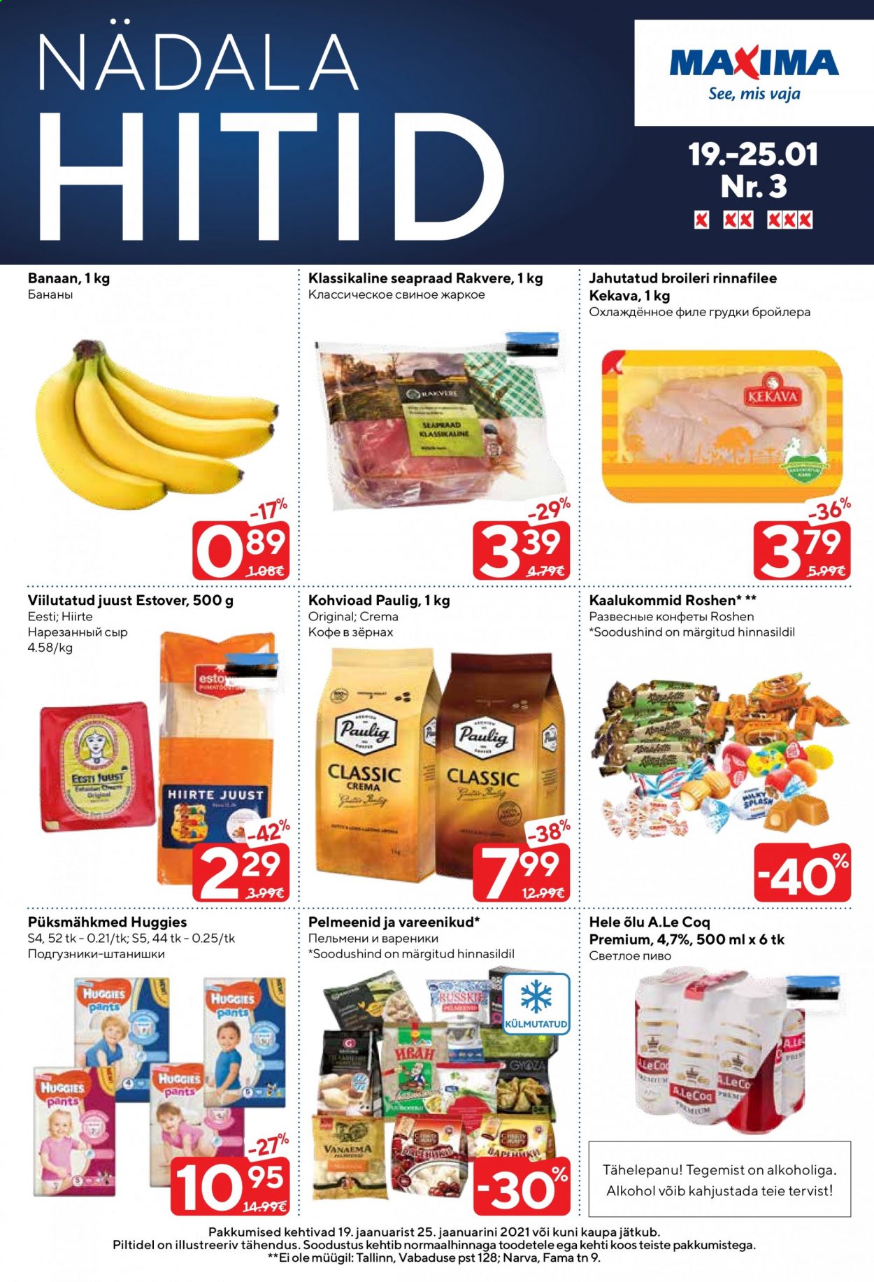 Maxima kliendileht - 19.01.2021 - 25.01.2021. Lehekülg 1