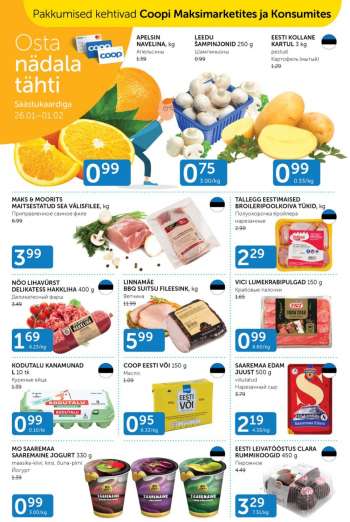 Kaupluse Coop kliendileht - 26.01.2021 - 01.02.2021.