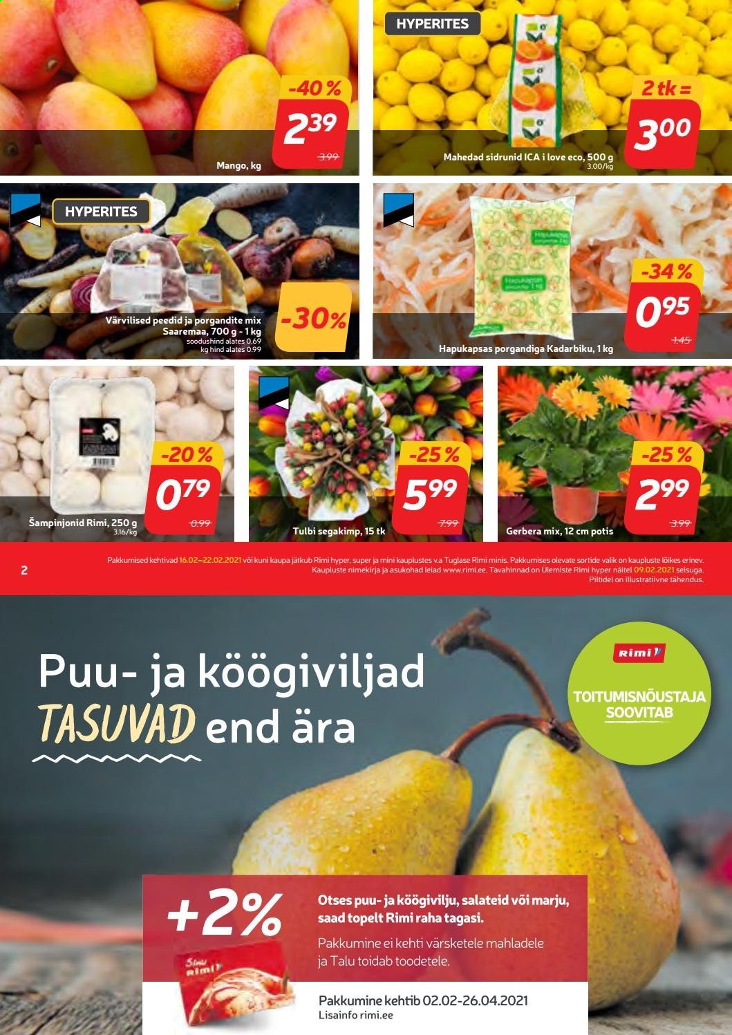 Rimi kliendileht - 16.02.2021 - 22.02.2021. Lehekülg 2