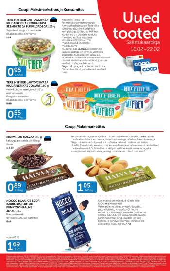 Kaupluse Coop kliendileht - 16.02.2021 - 22.02.2021.