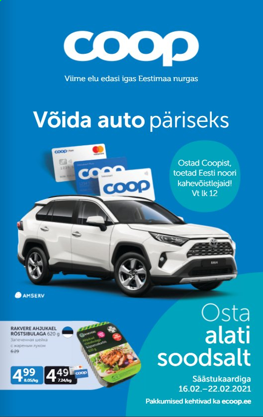 Coop kliendileht - 16.02.2021 - 22.02.2021. Lehekülg 1